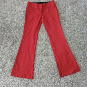 Flared mod red slacks, size 7‎